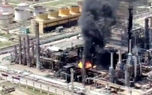 فیلم آتش‌سوزی هولناک در پالایشگاه نفت اربیل عراق + جزییات